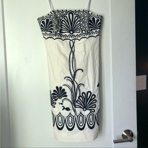 Lilly Pulitzer Embroidered Strapless Dress